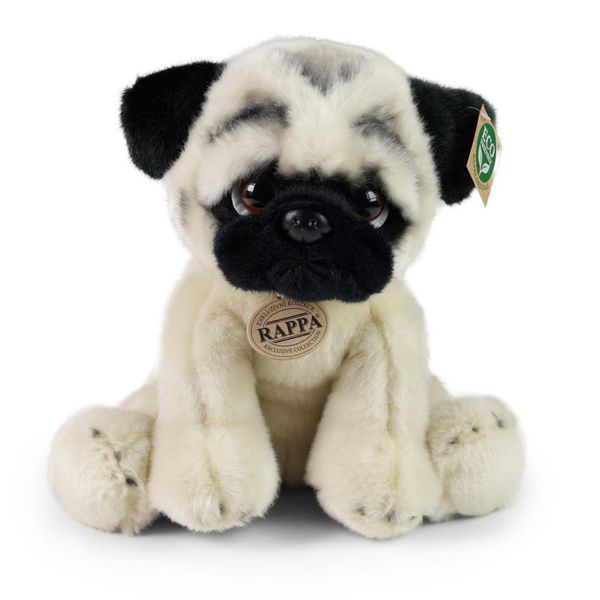 Plyšový pes mops 30 cm ECO-FRIENDLY
