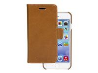 Pouzdro s klopou pro mobilní telefon - kůže full-grain - patina - pro Apple iPhone 6, 6s, 7, 8, SE (2nd generation)