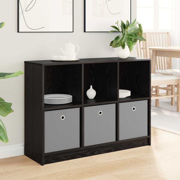 vidaXL Servírovacia skriňa so zásuvkou Čierny dub 102 x 32 x 73,5 cm