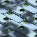 Puzdro Etteri Silicone pre iPhone 16 Pro 6,3" svetlo modré