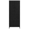 vidaXL Highboard Čierny dub 69,5 x 34 x 180 cm Kompozitné drevo