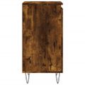 vidaXL Komody 2 ks dymový dub 40x35x70 cm kompozitné drevo