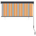 vidaXL Vonkajšia zatemňovacia roleta 140x250 cm žltá a modrá