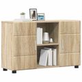 vidaXL Servírovacia skriňa FLORIN 88,5 x 30,5 x 55,5 cm Sonoma dub