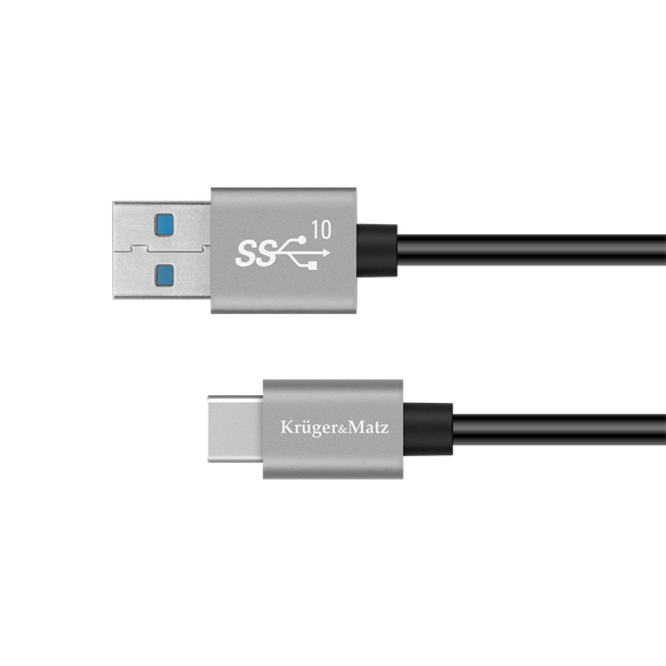 Kábel KRUGER & MATZ KM1262 USB-C - USB-A 0,5m