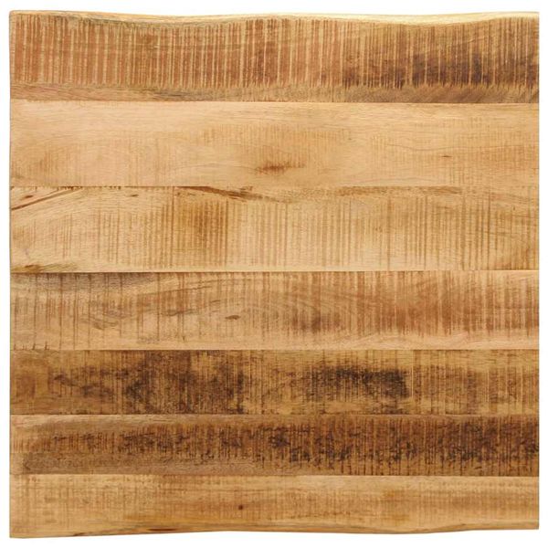 vidaXL Stolová doska živá hrana 40x40x3,8 cm masívny surový mangovník