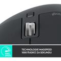 LOGITECH MX Master 3S, Bezdrôtová myš, graphite