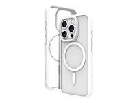 Zadný kryt pre mobilný telefón - kompatibilita s MagSafe - recyklovaný plast - biela, priesvitná - pre Apple iPhone 16 Pro