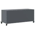 vidaXL TV skrinka antracit 100,5x39x43,5 cm oceľ