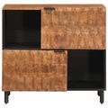 vidaXL Servírovacia skriňa Drevité hnedé dokončenie 80 x 33 x 75 cm