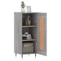 vidaXL Komoda sivý dub sonoma 34,5x34x90 cm spracované drevo
