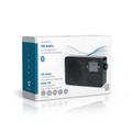 Prenosné rádio NEDIS RDFM2225BK FM, Bluetooth, napájenie batériou/USB, budík