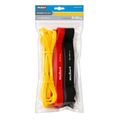 TPE sada cvičebných pásov - Power Band PT-S3, 4-55 kg, 3 pásy, REBEL ACTIVE