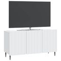 vidaXL TV skrinka Biela 99 x 34,5 x 52 cm Kompozitné drevo