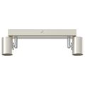 vidaXL Stropné bodové svetlo so bodmi Niklová 26 x 6,5 x 11,5 cm Kov