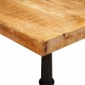 vidaXL Bistro stôl 50 x 50 x 76 cm Masívne mango drevo Hnedá Štvorcový