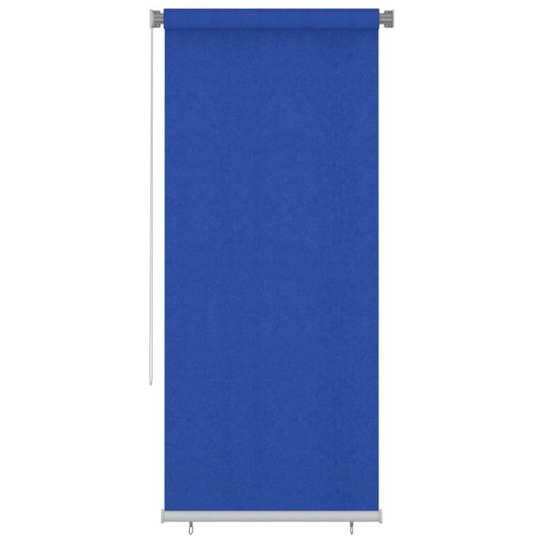 vidaXL Vonkajšia zatemňovacia roleta 100x230 cm modrá HDPE