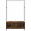 vidaXL Vešiak na oblečenie Hnedý dub 100 x 44 x 160 cm