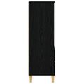 vidaXL Highboard Čierny dub 40 x 36 x 110 cm Kompozitné drevo