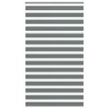 vidaXL Zebra roleta tmavošedá 135x200 cm šírka látky 130,9cm polyester