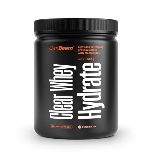 Clear Whey Hydrate - GymBeam, broskyňa ľadový čaj