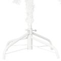 vidaXL Umelý vianočný stromček, realistické ihličie, biely 120 cm