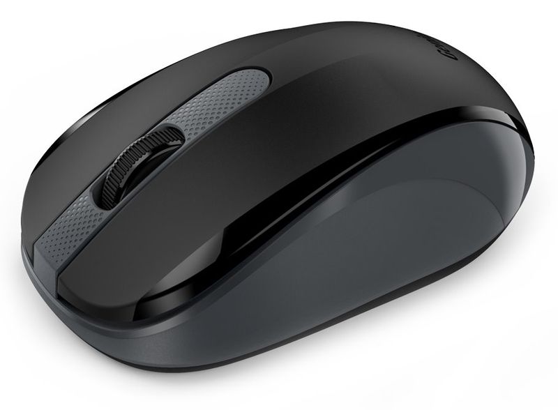 GENIUS NX-8008S/ 1200 dpi/ bezdrôtová/ tichá/ BlueEye senzor/ čierna Myš, bezdrôtová, optická, 1200 dpi, 3 tlačidlá, USB, čierno-sedá