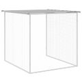 vidaXL Klietka pre kurčatá strecha bledosivá 603x98x90 cm poz. oceľ