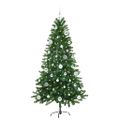 vidaXL Vianočný stromček s 150 LED-i so stojanom Zelená 150 cm PE
