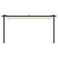vidaXL Altánok 400 x 300 x 200 cm Krémová Polyester
