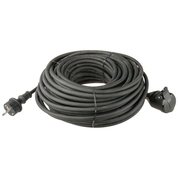 Prodlužovací kabel EMOS P01730 guma-neopren PROFI spojka 30 m / 3x 1,5 mm / IP44 / černý