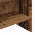 vidaXL Knižnica 5 úrovní 60 x 35 x 180 cm Kompozitné drevo Staré drevo
