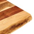 vidaXL Doska na kúpeľňovú skrinku, akáciový masív 100x52x3,8 cm