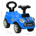 vidaXL Odrážacie auto modré