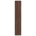 vidaXL Deliaca stena hnedý dub 100x33x175 cm kompozitné drevo