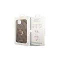 Puzdro Guess pre iPhone 14 6,1" GUHCP14S4GMGBR hnedé PU Koža 4G Big Metal Logo