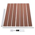 vidaXL Plotový panel WPC 175x146 cm hnedý