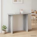 vidaXL Konzolový stôl Sivá sonoma 100 x 39,5 x 75 cm Kompozitné drevo