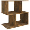 vidaXL Nočné stolíky 2 ks dymový dub 50x30x51,5 cm spracované drevo