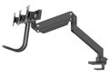 Neomounts Select  NM-D775DX3BLACK / Flat Screen Desk mount (17-27") desk clamp/grommet / Black Držák, VESA, stolní, pro 3 ploché monitory, úhloprícka 17"-27", náklon 20°, otácení 360°, rotace 360°, nosnost 18kg, cerný