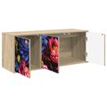 vidaXL Nástenný TV kabinet KIEL 102 x 33 x 40 cm Dub sonoma