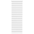 vidaXL Zebra roleta biela 75x230 cm šírka látky 70,9 cm polyester