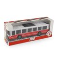 Autobus MHD červený 16 cm - otváracie dvere