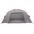 vidaXL Stan chata Šedá a oranžová 400 x 210 x 180 cm Polyester