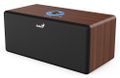 GENIUS repro SP-HF505BT Dark Brown/ Bluetooth 5.3/ 20W/ barva tmavé dřevo Reproduktor, dvoupásmový, 20W, 80 Hz - 20 kHz, Bluetooth 5.3, AUX, ovládání hlasitosti, konektor pro sluchátka, hnedý