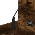 vidaXL Lavica na topánky dymový dub 60x30x45 cm spracované drevo