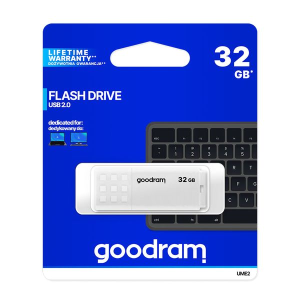Flash disk GOODRAM USB 2.0 32GB biely