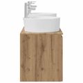 vidaXL Set kabinetov do kúpeľne 3 ks Dub artisan 49,5 x 44,5 x 65 cm