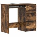 vidaXL Stôl dymový dub 90x45x76 cm spracované drevo