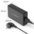 HAMA GaN, Rýchlonabíjačka, 4x USB-C PD/QC 240W
